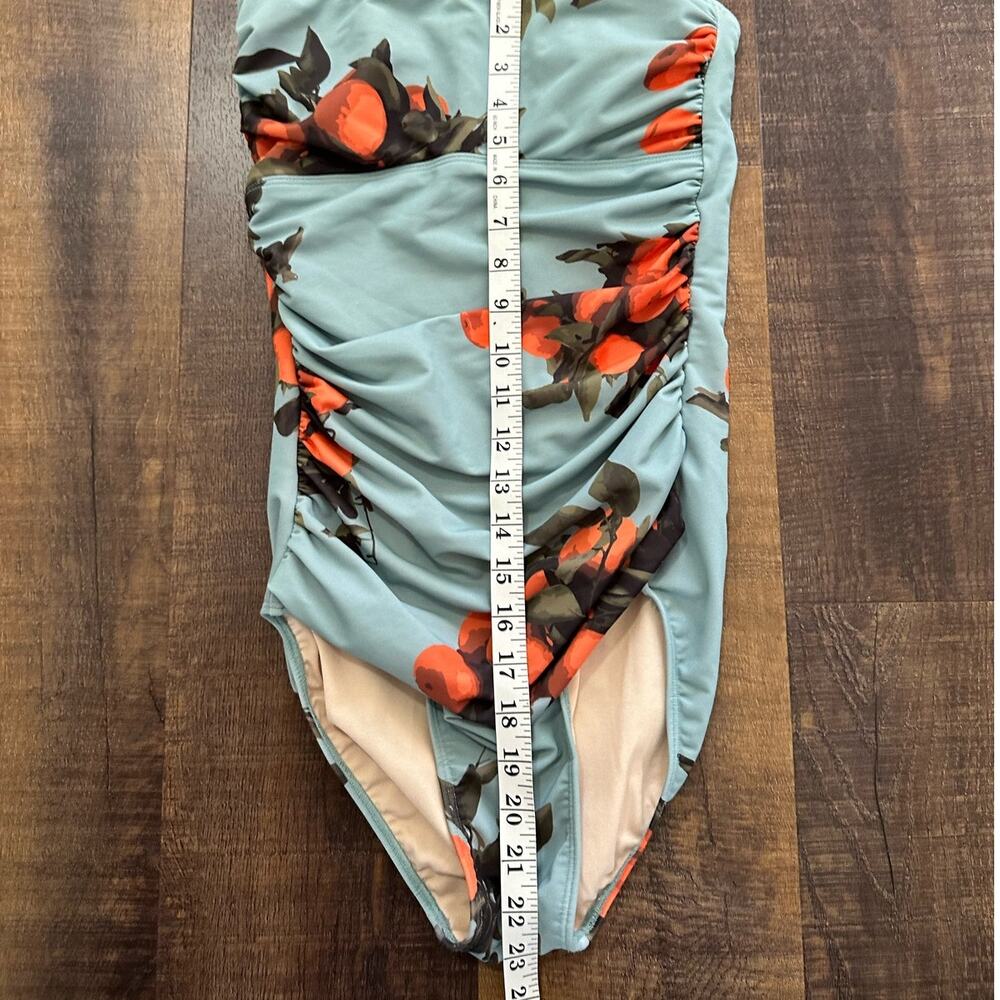 Albion Fit Clementine Tie Up One Piece Halter Swimsuit Size XS - Picture 3 of 7